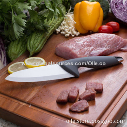 6" -inch Chongqing OLLE Ceramic Knife with Chrome-plated End Handle